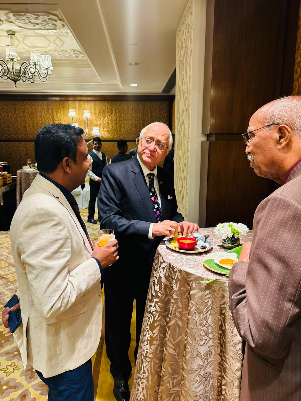 Diplomatic Assembly with Global Ambassadors